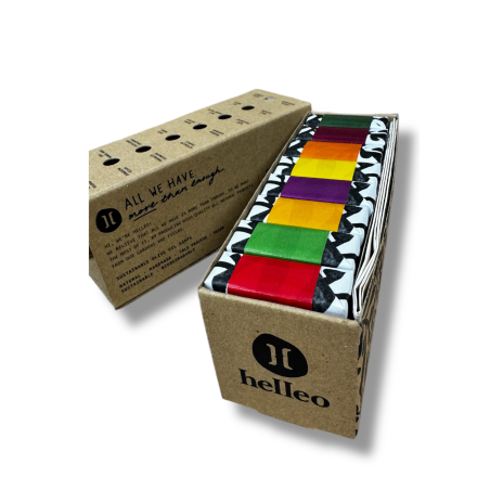 Coffret ECOSYSTEM de 8 savons aux parfums naturels HELLEO 8 X 30 g