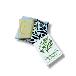 Savon à l'huile d'olive, verveine citronnée et sauge HELLEO 30 g
