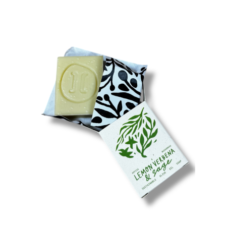 Savon à l'huile d'olive, verveine citronnée et sauge HELLEO 30 g