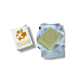 Savon à l'huile d'olive, frangipanier et chèvrefeuille HELLEO 30 g