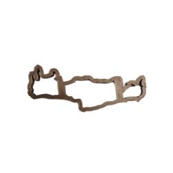 Emporte-pièce en forme de la Crète 11.50 x 4 cm