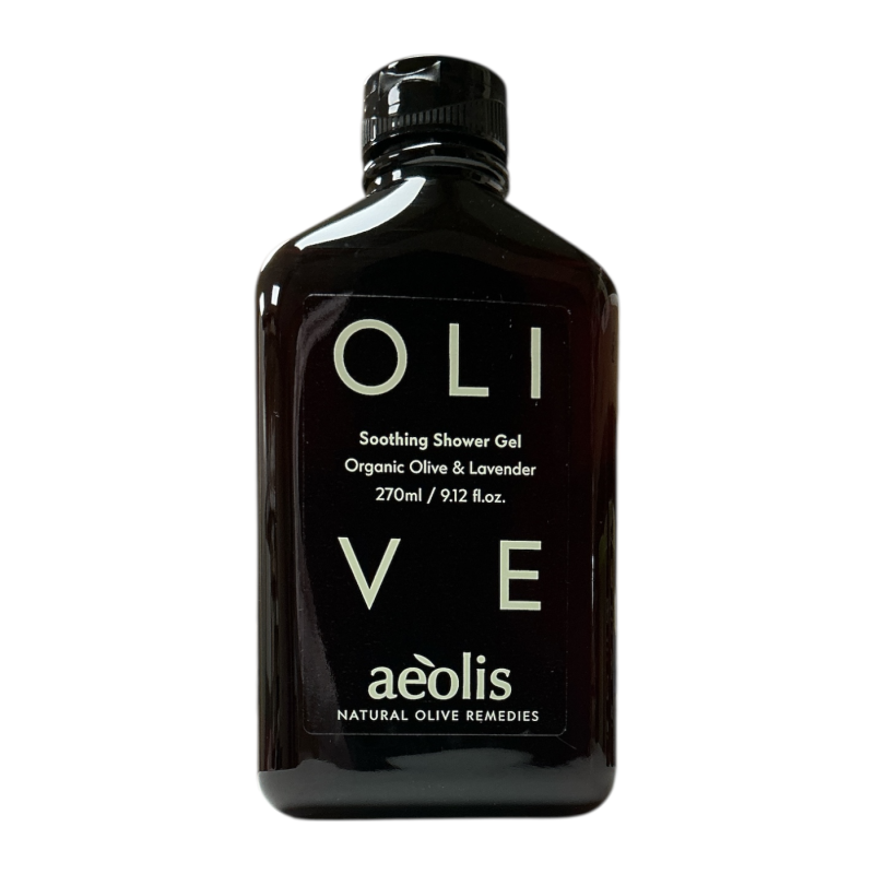 Gel douche apaisant à l'olive BIO et à la lavande AEOLIS 270 ml