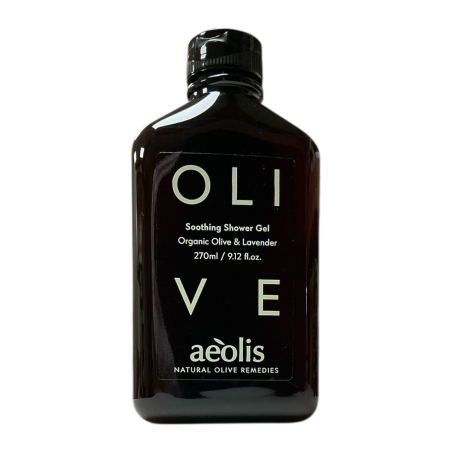 Gel douche apaisant à l'olive BIO et à la lavande AEOLIS 270 ml