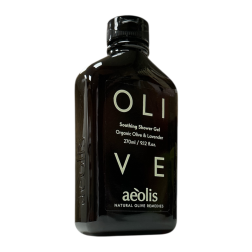 Gel douche apaisant à l'olive BIO et à la lavande AEOLIS 270 ml
