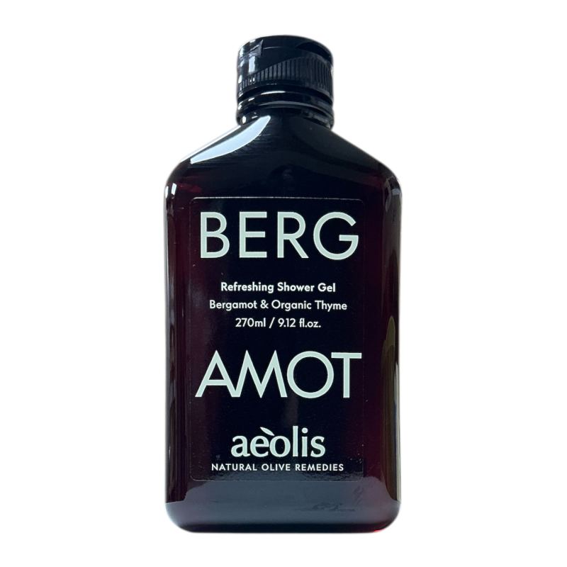 Gel douche afraîchissant au bergamote et thym BIO AEOLIS 270 ml Gel douche afraîchissant au bergamote et thym BIO AEOLIS 270 ml