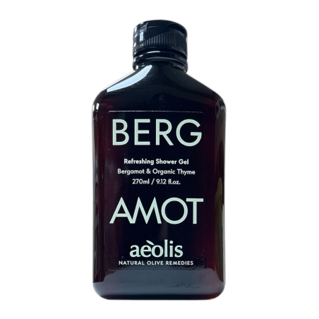 Gel douche afraîchissant au bergamote et thym BIO AEOLIS 270 ml