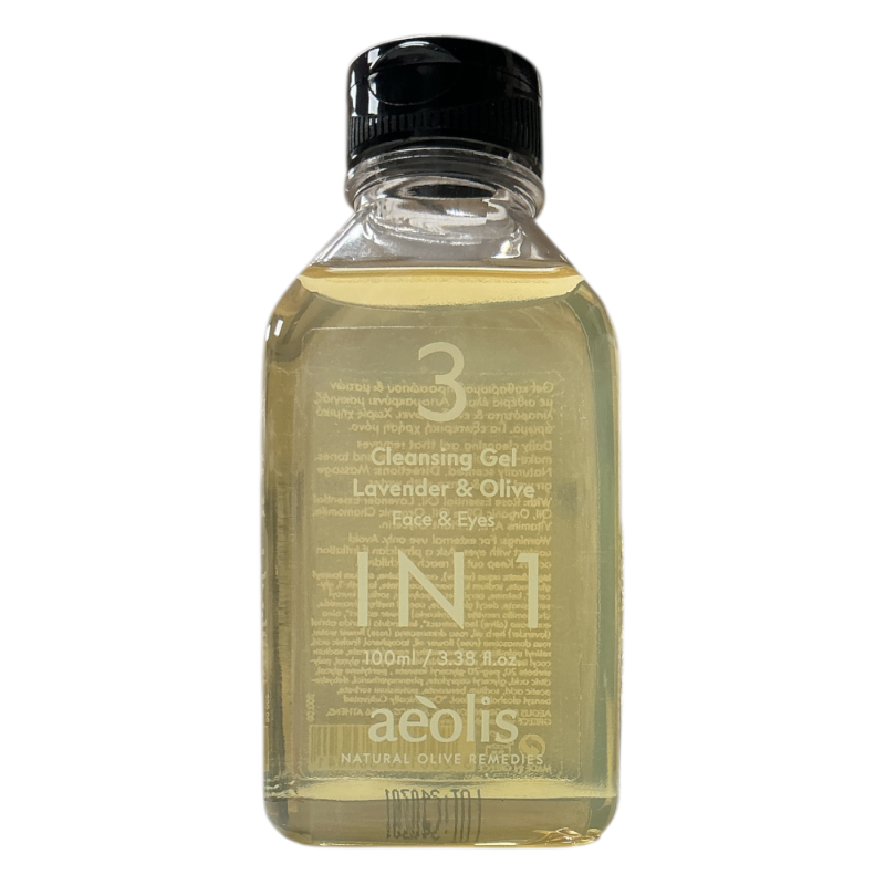 Gel Nettoyant 3 en 1 Visage & Yeux à la Lavande & à l’Olive AEOLIS 100 ml Gel Nettoyant 3 en 1 Visage & Yeux à la Lavande & à l’Olive AEOLIS 100 ml