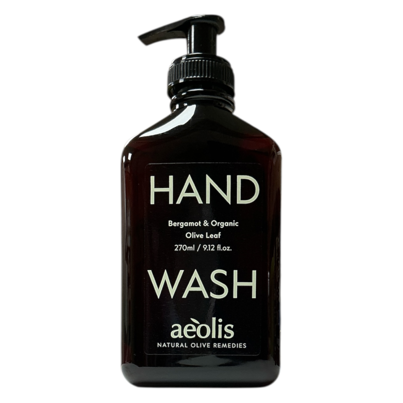 Savon liquide pour les mains au bergamote et feuilles d'olivier bio AEOLIS 270 ml Savon liquide pour les mains au bergamote et feuilles d'olivier bio AEOLIS 270 ml
