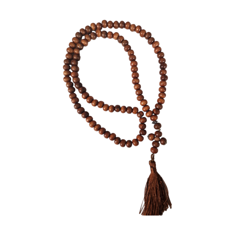 Chapelet 100 nœuds en bois
