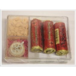 Grand Set ‘Charbon, encens, mèche support’