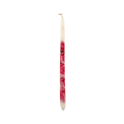 Bougie de Pâques imprimé roses - Lambada 42 cm