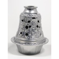 Encensoir argenté 15 cm et 15 cm diametre
