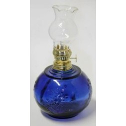 Lampe en verre couleur BLEU