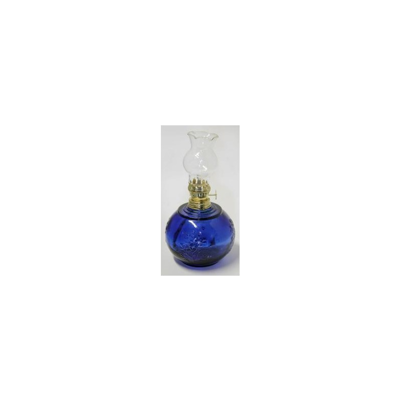 Lampe en verre couleur BLEU