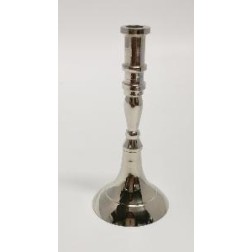 Bougeoirs couleur argent 3,5X8,5 cm