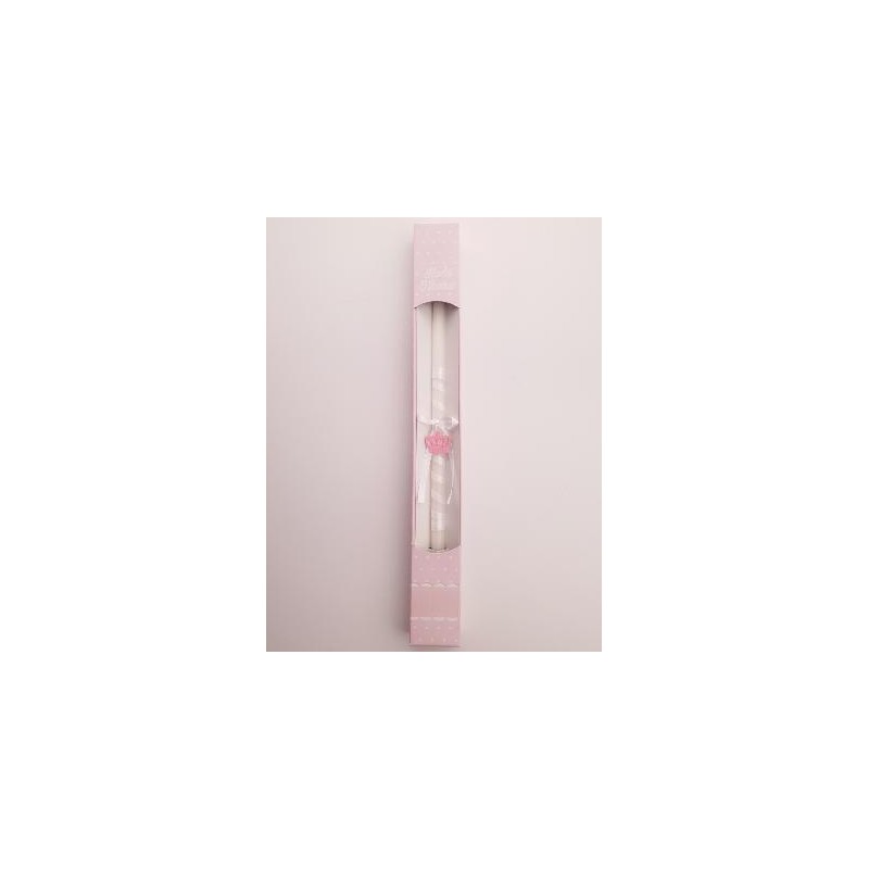 Bougie de Pâques avec couronne pour filles - Lambada 42 cm