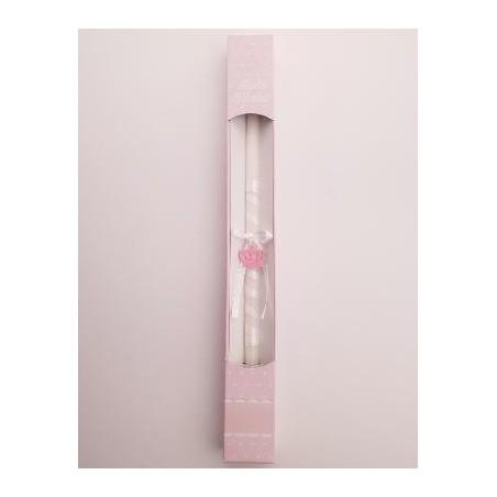 Bougie de Pâques avec couronne pour filles - Lambada 42 cm