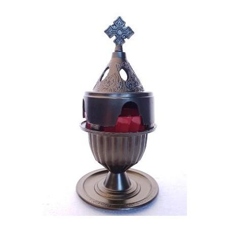 Kantili en métal - Lampe à l'huile orthodoxe 18 cm