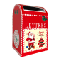 Boîte aux lettres Noël 12,5x12x12 cm