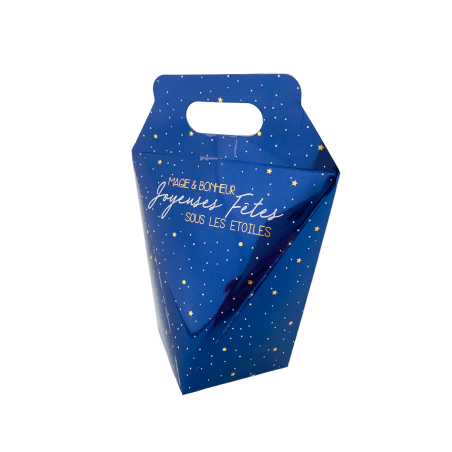 Petit sac "Noël sous les étoiles" 11x8xH15