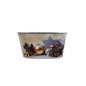 Panier ovale en métal imprimé "Boules de Noël" 19,5x11