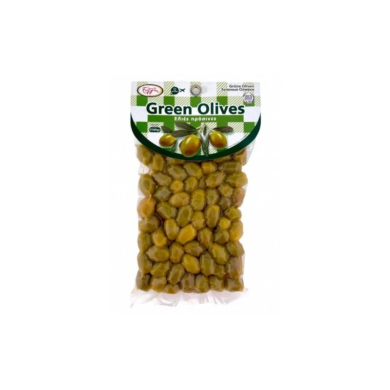 Olives vertes de Chalkidiki - Grèce en sous vide ELLIE 500 g