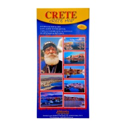 Carte Touristique de la Crète " Crete Map"