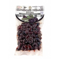 Olives noires variété 'Stafidoelies - Throumpa' de Thassos ELLIE 200 g
