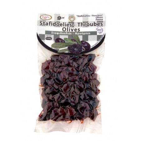 Olives noires variété 'Stafidoelies - Throumpa' de Thassos ELLIE 200 g