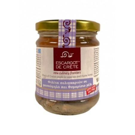 Escargots à l'infusion de sauge et miel de thym
