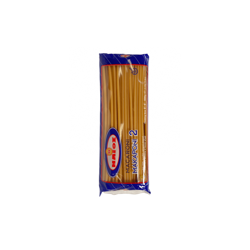 Pâtes "macaroni" pour pastitsio "gratin de pâtes" grec HELIOS N°2 500 g