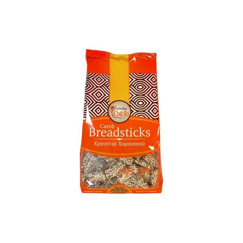 Gressins crétois à la farine de caroube CRETA CAROB 200 g Gressins crétois à la farine de caroube CRETA CAROB 200 g