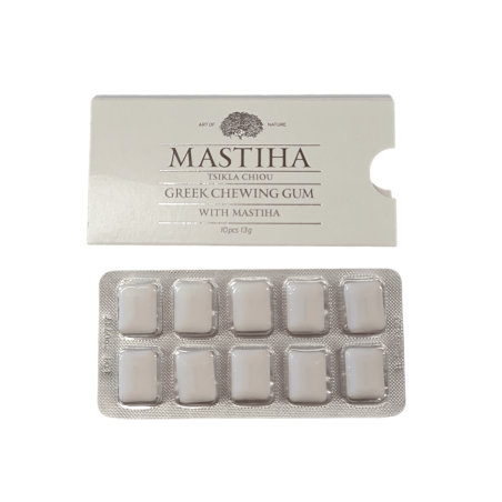Chewing gum à l'huile de mastic de l'île de Chios MASTIHA 13 g