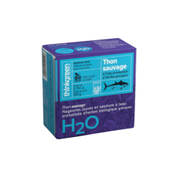 Thon sauvage à l'eau aromatisée d'herbes BIO THINKGREEN 150 g