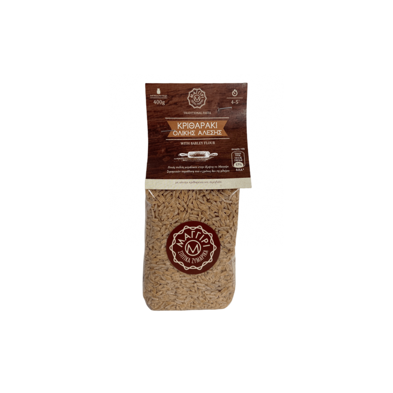 Kritharaki - Langues d'oiseaux à la farine complète TO MAGGIRI 400 g Kritharaki - Langues d'oiseaux à la farine complète TO MAGGIRI 400 g