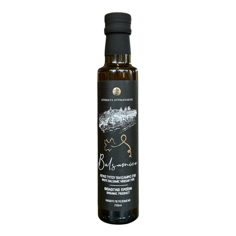 Vinaigre balsamique blanc BIO AGRIMANAKIS 250 ml Vinaigre balsamique blanc BIO AGRIMANAKIS 250 ml