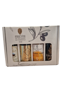 Coffret de dégustation d'Huile et de Vinaigres du Monastère d'Agia Triada 4x100ml