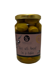 Olives vertes farcies aux amandes en bocal PREMIUM CRETE 190 g net
