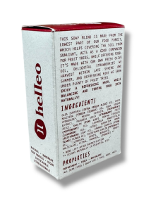 Savon à l'huile d'olive, fraise et menthe HELLEO 125 g