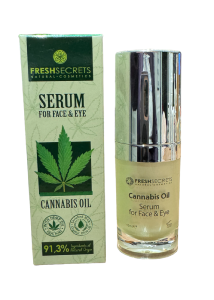 Sérum yeux et visage à l'huile de chanvre FRESHSECRETS 15ml