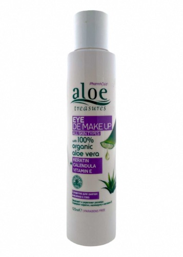 Démaquillant pour les yeux à l'aloe vera BIO et à l'huile ALOE TREASURES 125 ml