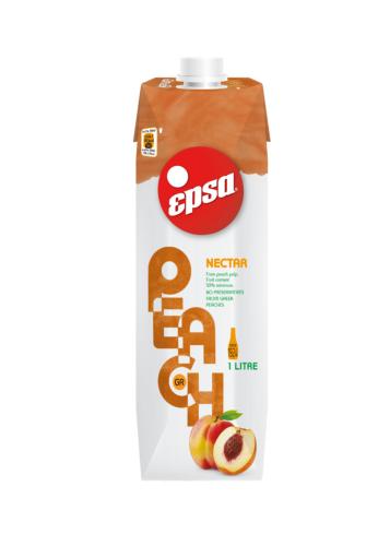 Jus de nectar de pêche grec tetra pak EPSA 1 L