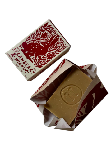 Savon à l'huile d'olive, fraise et menthe HELLEO 125 g