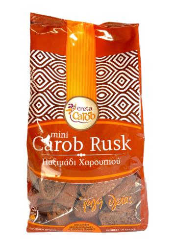 Biscottes salées à la caroube -  Paximadi sec - Carob Rusk Creta Carob 300 g
