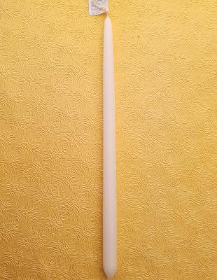 Bougie blanche ronde 37 cm