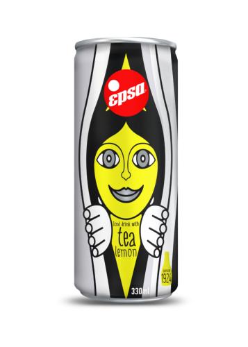 Boisson glacée au thé et au citron en canette EPSA 330 ml