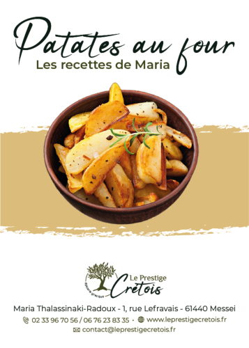 Fiche recette à télécharger - Patates au four