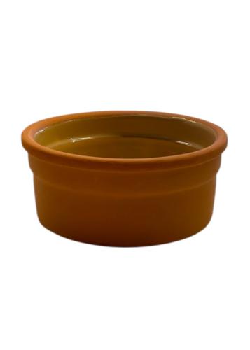 Ramequin en terre cuite jaune ESPIEL 4,5x9,5x9,5 cm