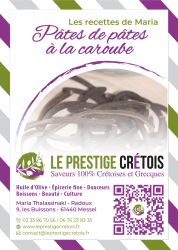 Fiche recette à télécharger - Salades de pâtes à la caroube