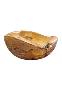 Bol rustique en bois d’olivier RIZES 14 cm